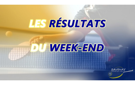 Résultats des championnats jeunes et séniors - P1J2
